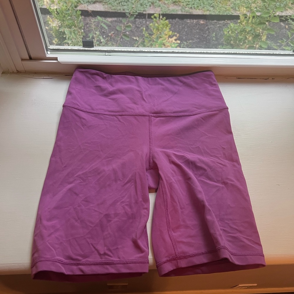 Alo spandex purple shorts S